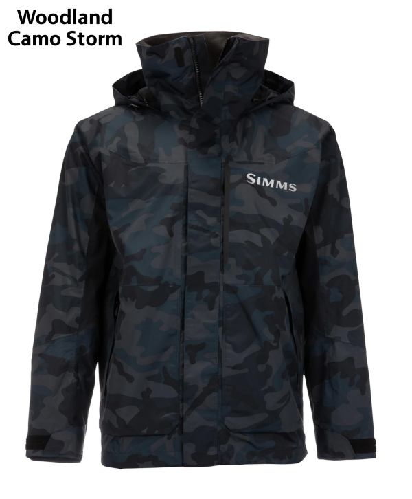 Simms Challenger Jacket Woodland Camo Storm Simms Challenger Jacket Woodland Camo Storm
